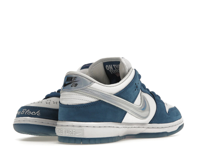 Nike SB Dunk Low Born X Raised One Block At A Time - Deep Royal Blue/White-White - FN7819-400 - 13