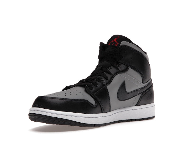 Air Jordan 1 Mid Shadow Red - Black/Gym Red-Particle Grey - 554724-096 - 13