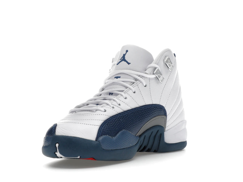 Air Jordan 12 Retro French Blue (2025) (GS) - White/French Blue/Metallic Silver/Varsity Red - 153265-114 - 13