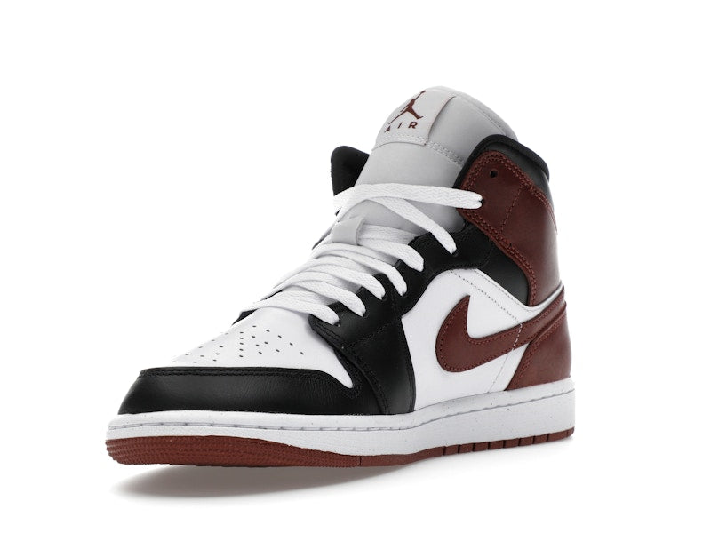 Air Jordan 1 Mid SE Dark Pony - White/Black/Dark Pony - HF3216-102 - 13