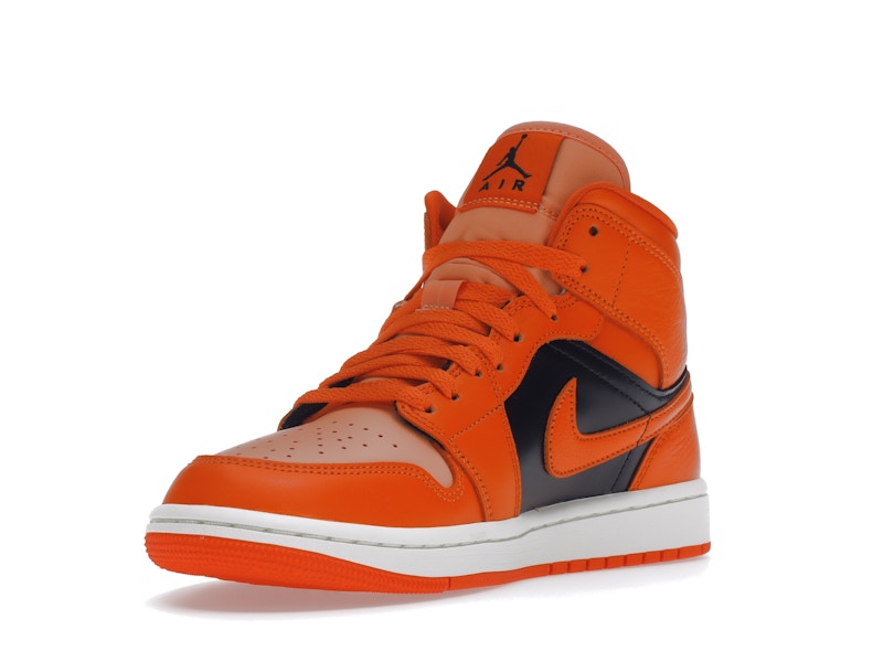 Air Jordan 1 Mid Orange Black (W) - Crimson Bliss/Rush Orange/Black/Sail - DM3381-600 - 13