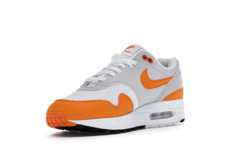 Nike Air Max 1 Anniversary Orange (2020) - White/Magma Orange-Neutral Grey-Black - DC1454-101 - 13