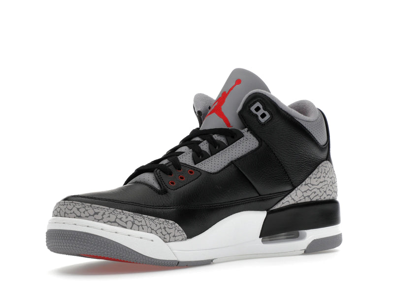Air Jordan 3 Retro Black Cement (2024) - Black/Fire Red/Cement Grey/Sail - DN3707-010 - 14