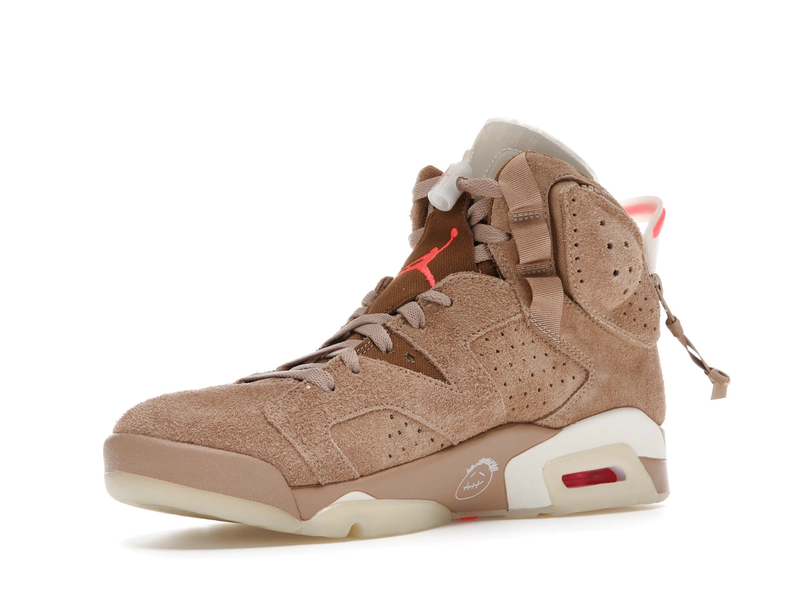 Air Jordan 6 Retro Travis Scott British Khaki - British Khaki/Sail-Bright Crimson - DH0690-200 - 14