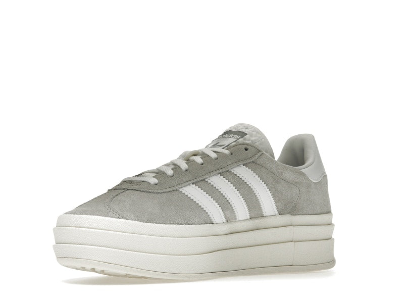 adidas Gazelle Bold Grey White (Women's) - Grey Two/Footwear White/Core White - HQ6893 - 14