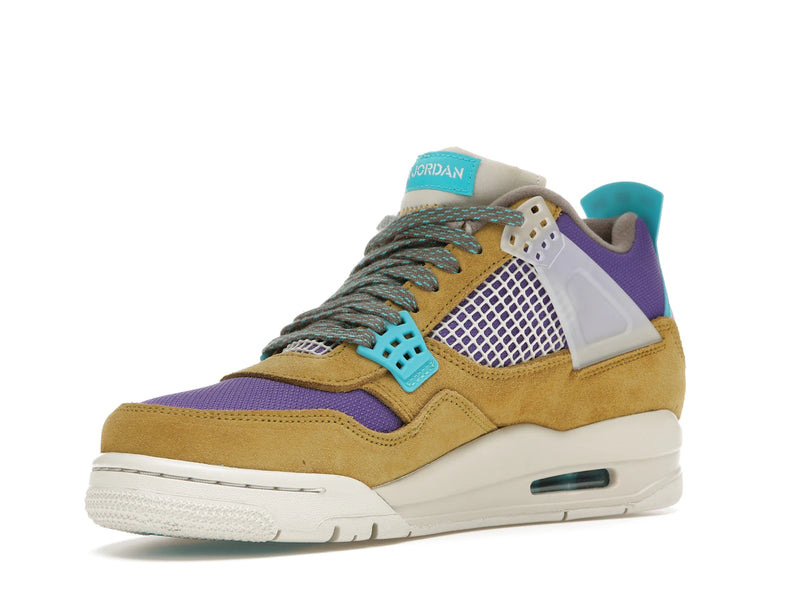 Air Jordan 4 Retro SP 30th Anniversary Union Desert Moss - Desert Moss/Turquoise Blue-Dark Iris - DJ5718-300 - 14