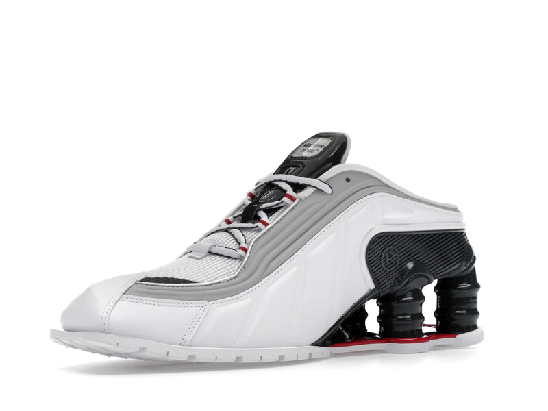 Nike Shox Mr4 Mule Martine Rose Metallic Platinum Varsity Red - White/Varsity Red/Metallic Platinum/Dark Charcoal - IM5420-100 - 14