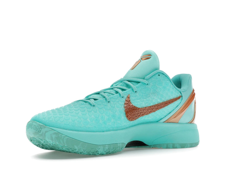 Nike Kobe 6 Protro Jalen Brunson Statue Of Liberty - Hyper Turquoise/Metallic Copper - IQ5774-300 - 14