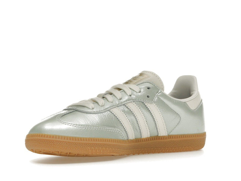 adidas Samba OG Linen Green Metallic (Women's) - Linen Green Metallic/Off White/Cyber Metallic - IG1965 - 14