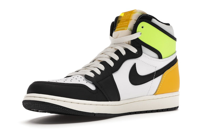 Air Jordan 1 Retro High White Black Volt University Gold - White/Black-Volt-University Gold - 555088-118 - 14