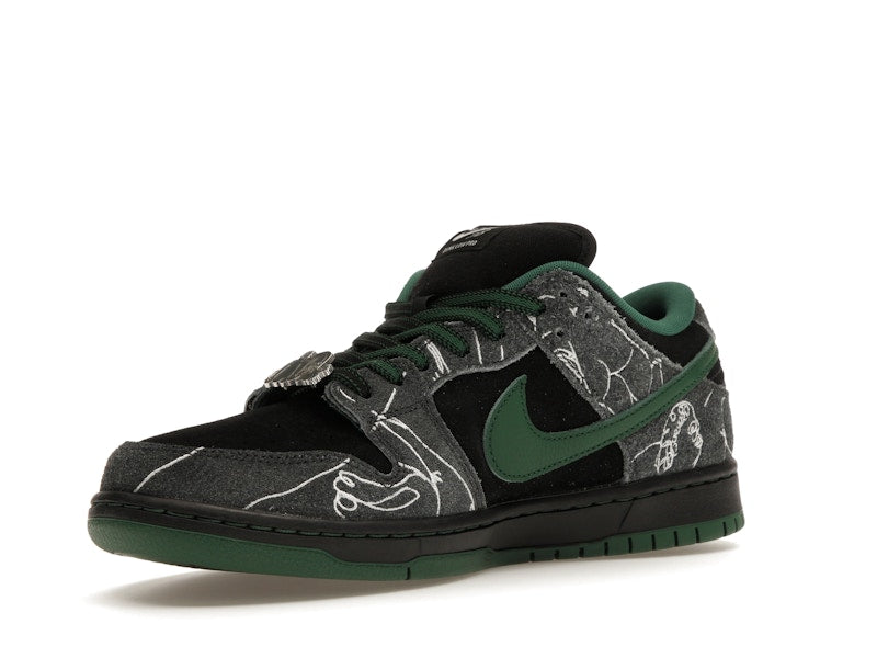 Nike SB Dunk Low There Skateboards - Black/Gorge Green-Summit White - HF7743-001 - 14