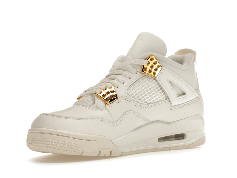 Air Jordan 4 Retro Metallic Gold - Sail/Metallic Gold/Black - AQ9129-170 - 14