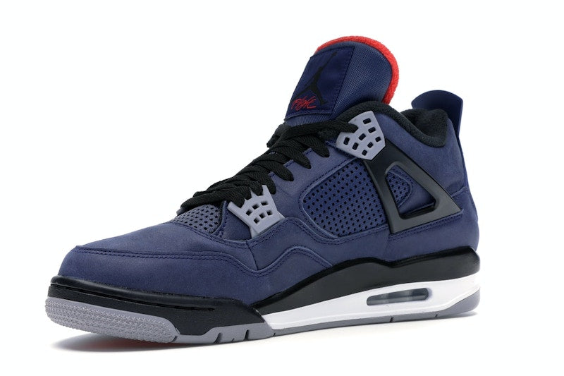 Air Jordan 4 Retro Winter - Loyal Blue/White-Habanero Red-Black - CQ9597-401 - 14