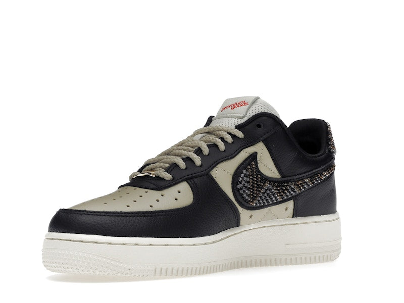 Nike Air Force 1 Low Premium Goods The Sophia (Women's) - Black/Multi-Color-Sand-Sail - DV2957-001 - 14