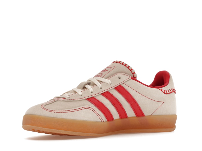 adidas Gazelle Indoor Beige Better Scarlet (Women's) - Beige/Better Scarlet/Cream White - JS1402 - 14