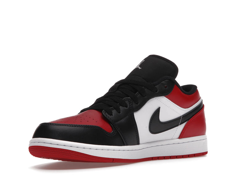 Air Jordan 1 Low Bred Toe - Gym Red/White-Black - 553558-612 - 14