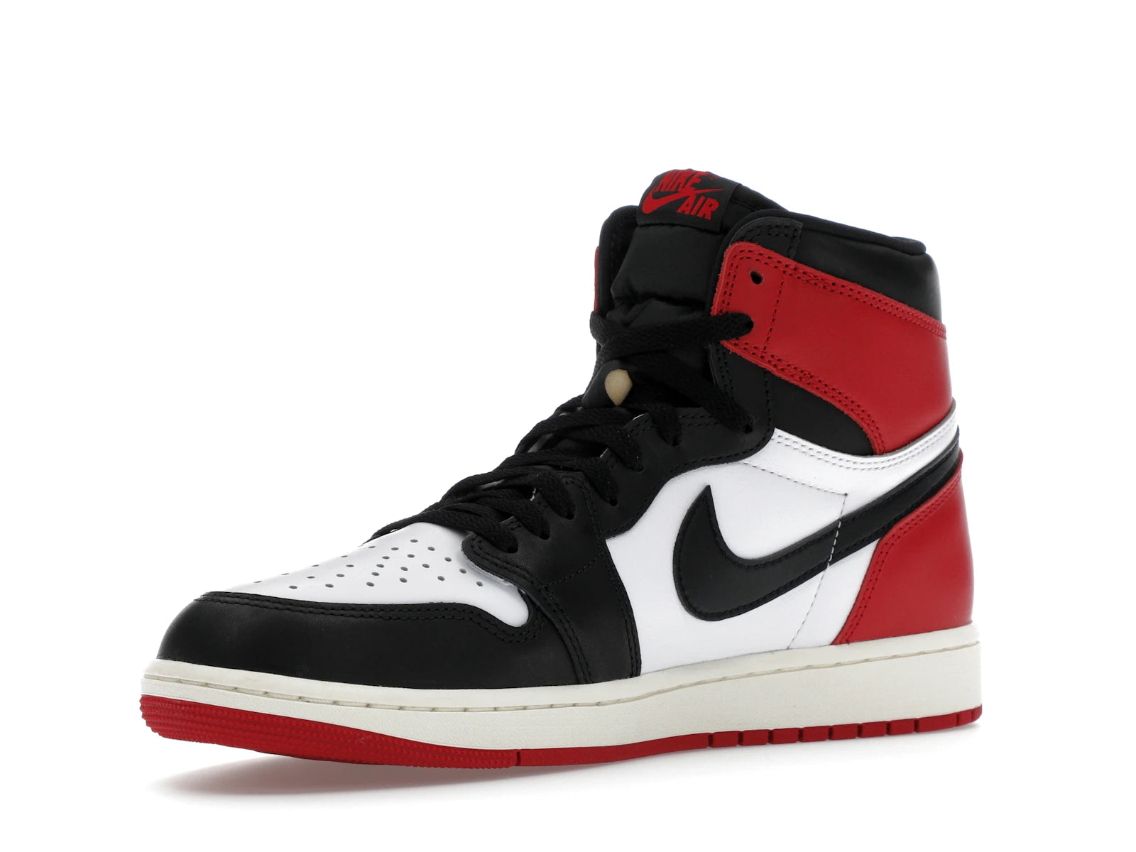 Air Jordan 1 Retro High OG Black Toe Reimagined - Black/Black/Varsity Red/White - DZ5485-106 - 14