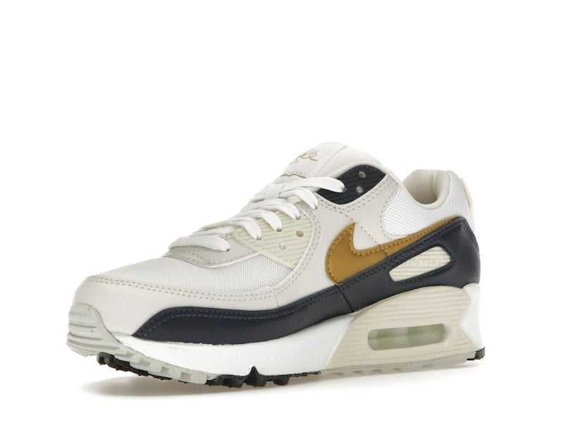 Nike Air Max 90 Olympic (2024) (Women's) - White/Navy/Coconut Milk - HF3444-100 - 14