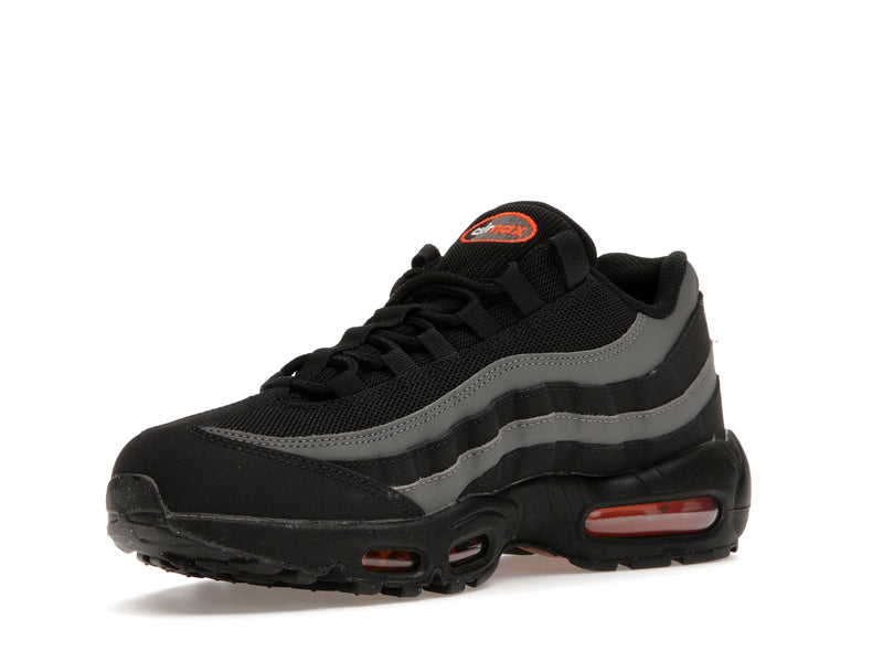 Nike Air Max 95 Black Grey Safety Orange - Black/Grey/Safety Orange - DX2657-001 - 14