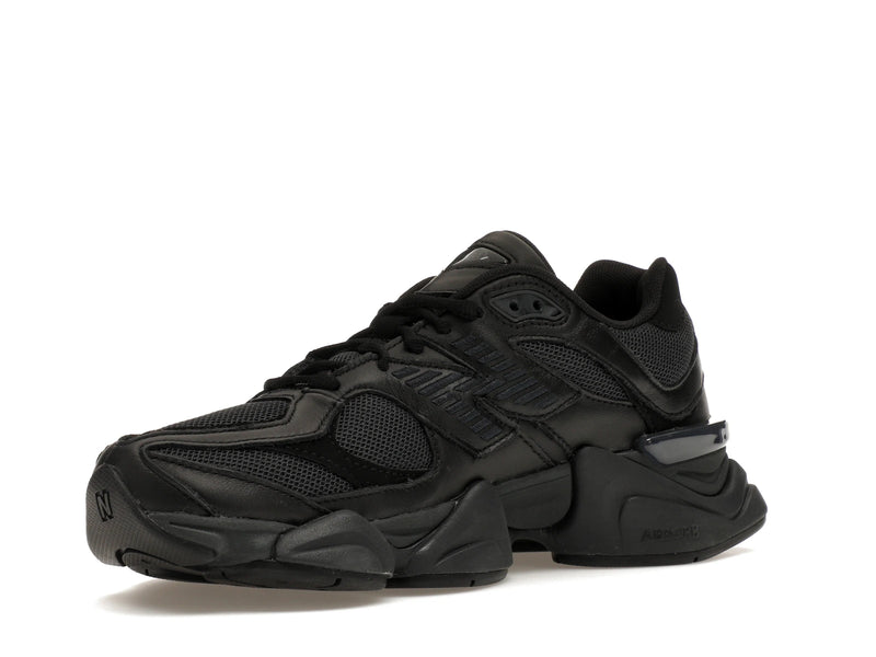 New Balance 9060 Triple Black Leather - U9060NRI - 14