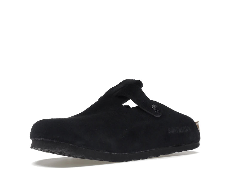 Birkenstock Boston Soft Footbed Suede Black - 0660471/0660473 - 14