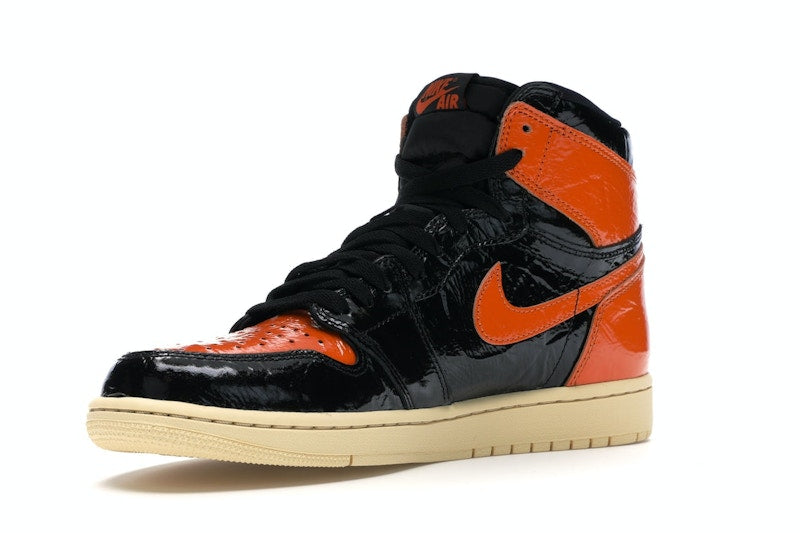 Air Jordan 1 Retro High Shattered Backboard 3 - Black/Pale Vanilla-Starfish - 555088-028 - 14