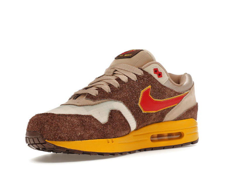 Nike Air Max 1 Swoosh Low Poly Big Head Origins - Light Chocolate/Hemp/Sand Drift/University Red - HV5776-200 - 14