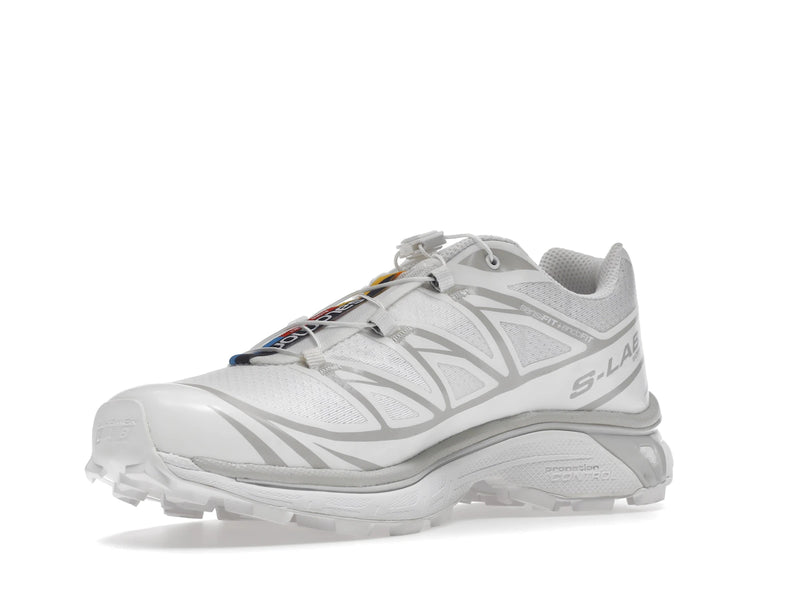 Salomon XT 6 White Lunar Rock - White/White/Lunar Rock - L41252900 - 14