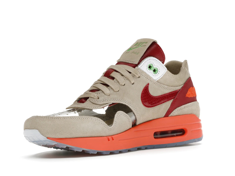 Nike Air Max 1 Clot Kiss Of Death (2021) - Net/Deep Red-Orange Blaze - DD1870-100 - 14