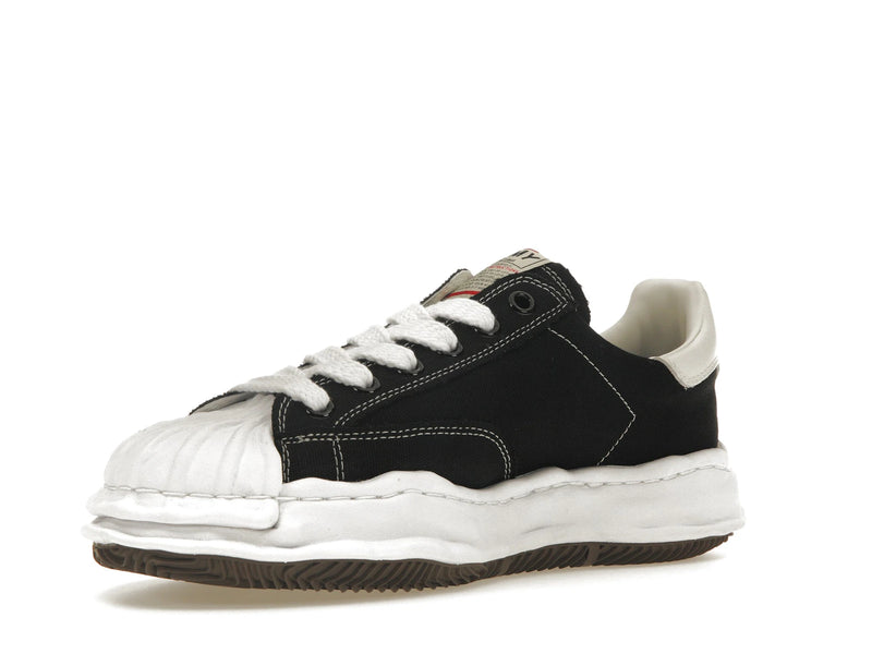 Mihara Yasuhiro Blakey OG Sole Canvas Low Black - Black/White - A08FW735 - 14
