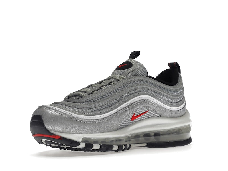Nike Air Max 97 OG Silver Bullet (W) (2022) - Metallic Silver/University Red-Black-White - DQ9131-002 - 14