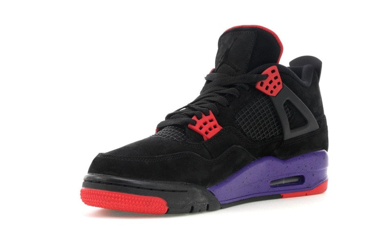 Air Jordan 4 Retro Raptors - Black/Court Purple-University Red - AQ3816-065 - 14