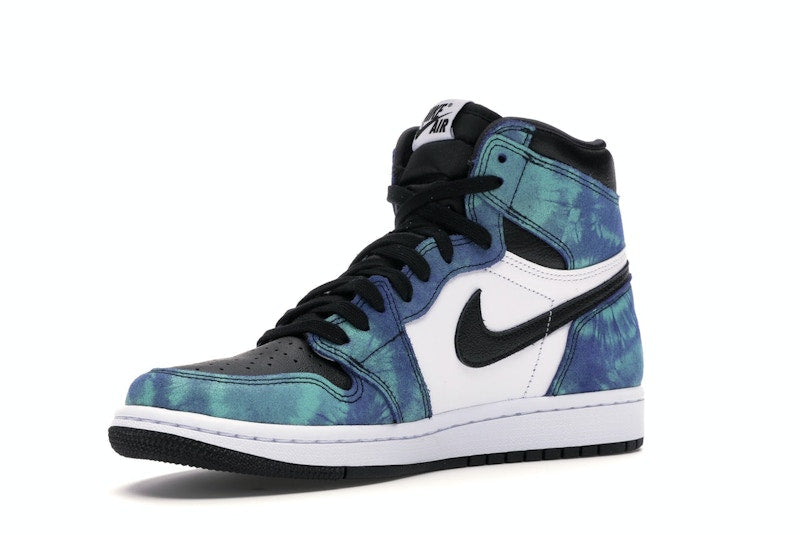 Air Jordan 1 Retro High Tie Dye (W) - White/Black-Aurora Green - CD0461-100 - 14