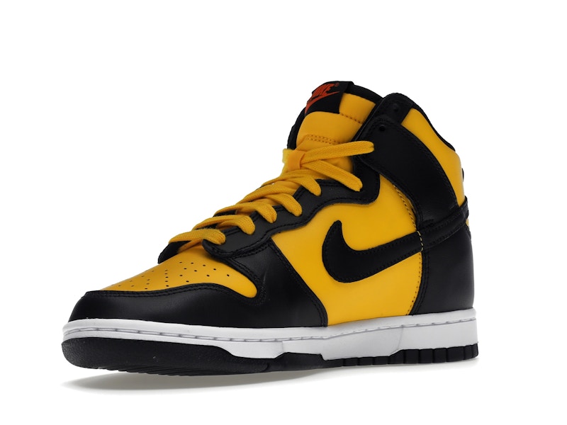 Nike Dunk High Retro Reverse Goldenrod - University Gold/Black/White/Habanero Red - DD1399-700 - 14