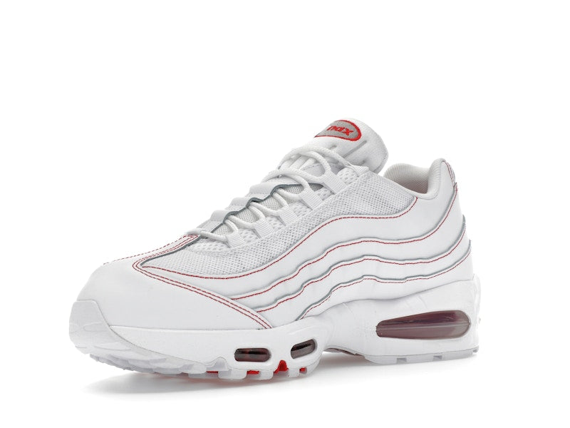 Nike Air Max 95 OG Big Bubble White University Red - White/University Red/Wolf Grey - IB7936-100 - 14