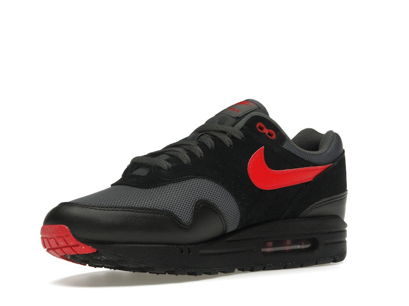 Nike Air Max 1 Essential Vamps - Black/University Red/Iron Grey - FZ5808-008 - 14