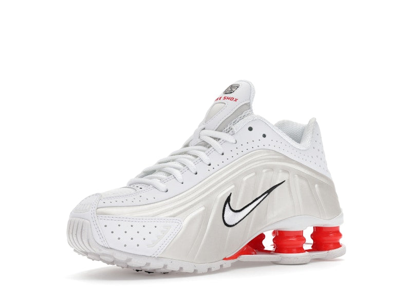 Nike Shox R4 White Phantom Picante Red (Women's) - vue 14