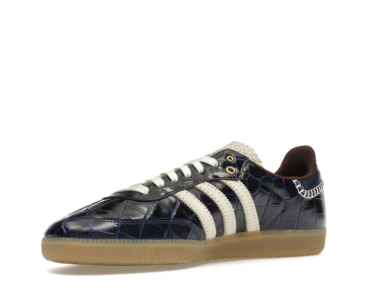 Adidas Samba Wales Bonner Navy Croc - Collegiate Navy/Wonder White/Night Red - JH9825 - 14