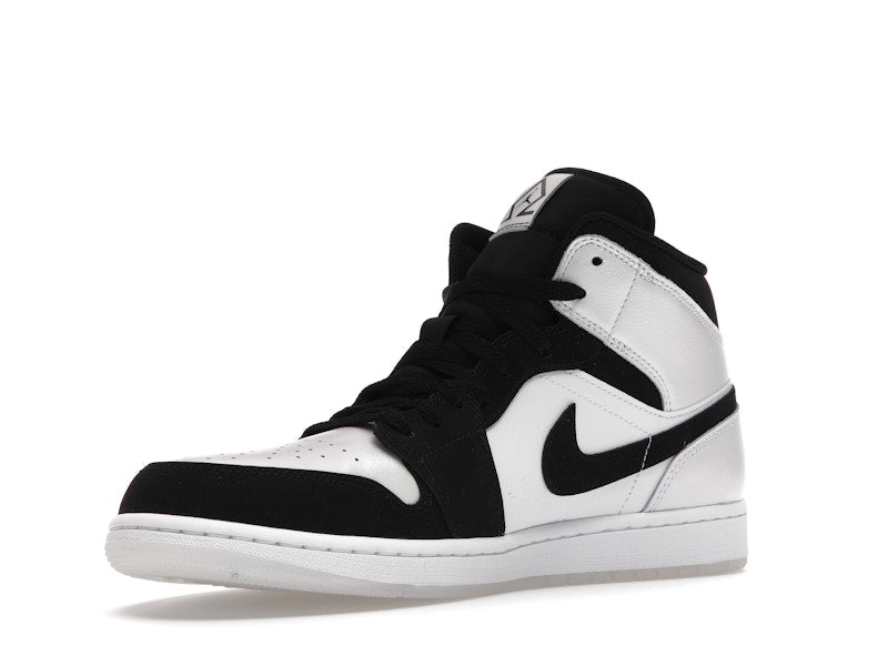 Air Jordan 1 Mid Diamond Shorts - White/Black - DH6933-100 - 14