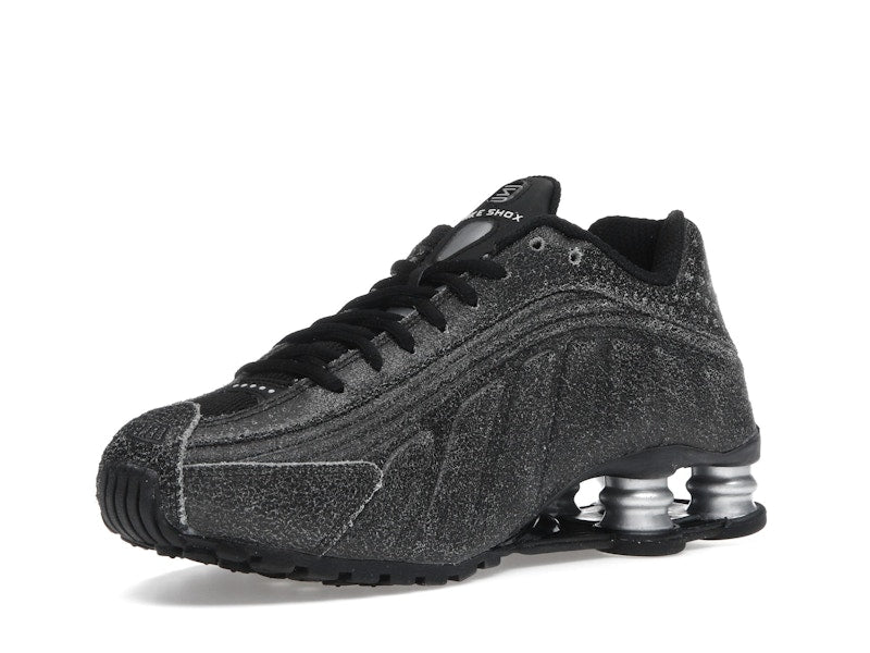 Nike Shox R4 Black Distressed Leather - vue 14