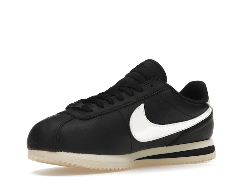 Nike Cortez 23 Premium Black Sail (Women's) - Black/Sail/Alabaster - FB6877-001 - 14