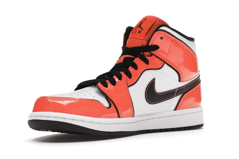 Air Jordan 1 Mid SE Turf Orange - Turf Orange/Black/White - DD6834-802 - 14