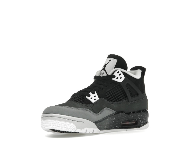 Air Jordan 4 Retro Fear (2024) (GS) - Black/White/Anthracite/Black/Pure Platinum - FQ8213-002 - 14