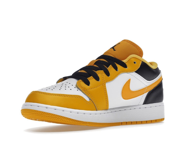 Air Air Jordan 1 Low University Gold White (GS) - Taxi/White/Black - 553560-701 - 14
