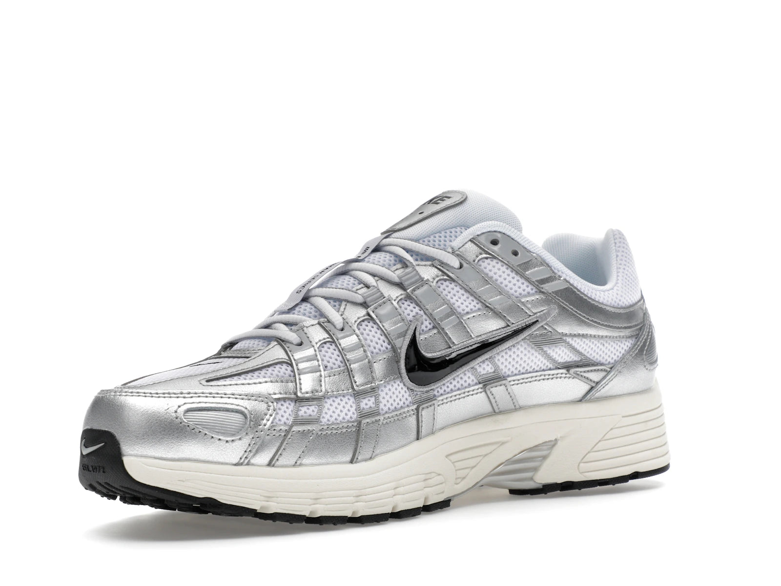 Nike P 6000 White Metallic Silver Flat Silver Black - White/Metallic Silver/Flat Silver/Black - CD6404-105 - 14