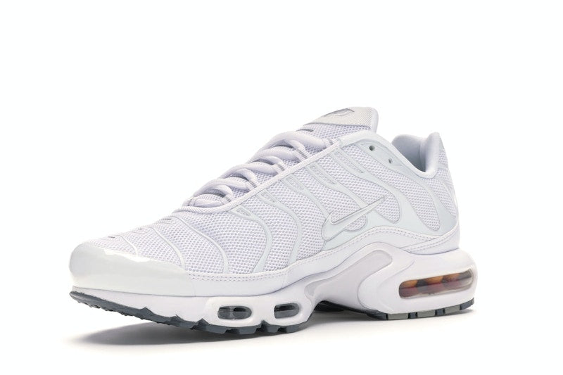 Nike Air Max Plus White - White/White-Black-Cool Grey - nike-air-max-plus-white - 14