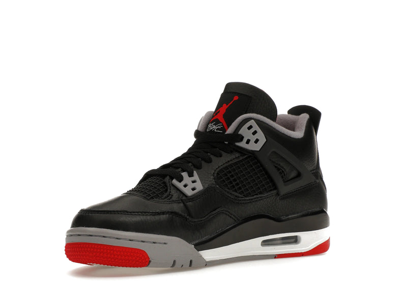 Air Jordan 4 Retro Bred Reimagined (GS) - Black/Cement Grey/Varsity Red/Summit White - FQ8213-006 - 14
