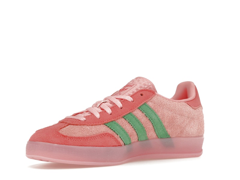 adidas Gazelle Indoor Semi Pink Spark Preloved Scarlet (Women's) - Semi Pink Spark/Preloved Green/Preloved Scarlet - IG6782 - 14