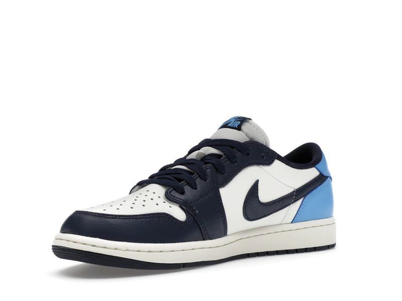 Air Jordan 1 Low OG Obsidian Unc - Obsidian/University Blue-Sail - CZ0790-400 - 14