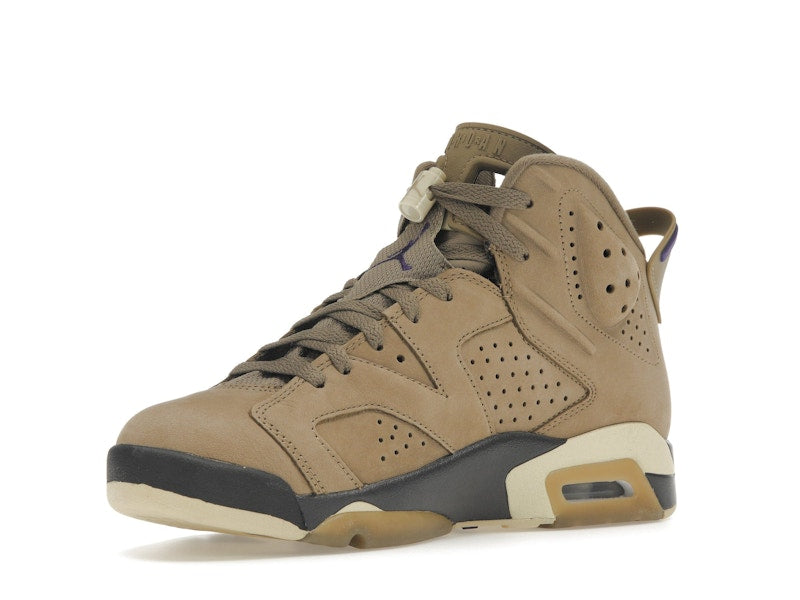 Air Jordan 6 Retro Gore Tex Brown Kelp - Brown Kelp/Team Gold/Shadow Brown/Court Purple - FD1643-300 - 14